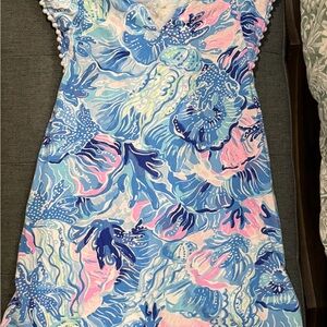 Lilly Pulitzer Blue and Pink Kids Bodysuit